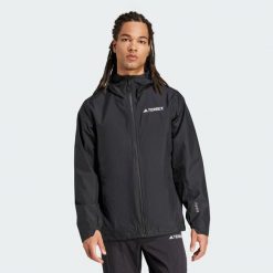 Kurtka Terrex Multi 2.5L Rain.Rdy. Czarne kurtki Adidas, l, bez wzorów, z materiału, bez kaptura. W wyprzedaży za 644.50 zł.