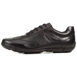 Geox tenisówki męskie Edgware 40 czarne. Czarne trampki Geox, m, bez wzorów, bez zapięcia. W wyprzedaży za 299.00 zł.