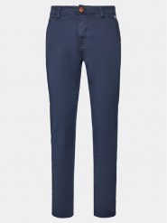 Blend Chinosy 20716448 Granatowy Slim Fit. Niebieskie eleganckie spodnie Blend, m, z bawełny. Za 69.99 zł.