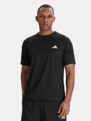 Adidas Koszulka techniczna Workout Essentials Base KA3569 Czarny Regular Fit. Czarne t-shirty sportowe Adidas, bez wzorów, z syntetyku, bez ramiączek, na fitness i siłownię. Za 99.99 zł.