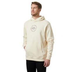 Bluza sportowa męska Helly Hansen Core Graphic. Białe bluzy z kapturem Helly Hansen, m, bez wzorów, z kapturem. Za 269.00 zł.