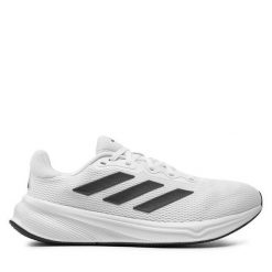 Buty do biegania adidas. Białe buty do biegania Adidas, bez wzorów, bez zapięcia, do biegania. Za 229.99 zł.