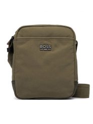 BOSS Saszetka 50568480 Zielony ciemny. Zielone saszetki i nerki Boss, bez wzorów, z materiału. Za 449.99 zł.