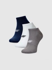 4F Skarpetki casual przed kostkę (3-pack) męskie - multikolor 39-42. Skarpety 4F, bez wzorów, z bawełny. Za 44.99 zł.
