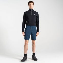 Spodenki sportowe męskie Dare2B Torrek. Niebieskie krótkie spodenki sportowe Dare 2B, m, bez wzorów, z elastanu. W wyprzedaży za 85.00 zł.
