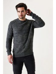 Garcia Sweter w kolorze antracytowym rozmiar: XXL. Czarne swetry nierozpinane Garcia, xxl, bez wzorów, z bawełny, bez kołnierzyka, bez ramiączek. Za 114.40 zł.