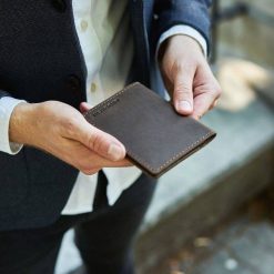 Portfel Brødrene SW01 Ciemny Brąz. Portfele bez wzorów, z materiału. Za 79.00 zł.