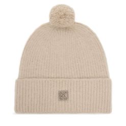 Czapka Calvin Klein. Brązowe czapki zimowe CALVIN KLEIN, bez wzorów. Za 259.99 zł.