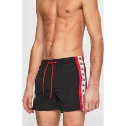 Kappa - Kąpielówki. Czarne kąpielówki Kappa, m, bez wzorów, z dzianiny. W wyprzedaży za 129.90 zł.