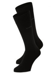 BOSS Skarpety w 2-paku Mężczyźni Bawełna czarny, 43-46. Czarne skarpety Boss, bez wzorów, z bawełny. Za 74.95 zł.