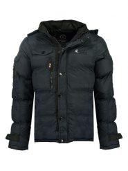 Canadian Peak Kurtka zimowa "Bukkateak" w kolorze granatowym rozmiar: L. Niebieskie kurtki Canadian Peak, na zimę, l, z aplikacjami, bez kaptura. Za 204.48 zł.