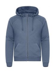 Clique Miami PRO Hoody Full Zip — Bluza z kapturem w French Terry. Niebieskie bluzy z kapturem CLIQUE, xs, bez wzorów, z bawełny, z kapturem. Za 223.98 zł.