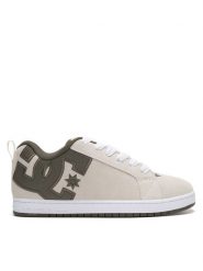 DC Sneakersy COURT GRAFFIK SE DC01665100 Beżowy. Brązowe buty sportowe casual DC, bez wzorów, ze skóry, bez zapięcia. Za 249.99 zł.