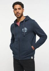 Męska Bluza Rozpinana Mustang Style Brian Hooded CD Outer Space 1013504 5330. Bluzy Mustang, m, bez wzorów, bez kaptura. Za 149.99 zł.