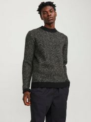 Jack & Jones Sweter w kolorze czarnym rozmiar: XXL. Czarne swetry nierozpinane Jack & Jones, xxl, bez wzorów, bez kołnierzyka, bez ramiączek. Za 72.95 zł.