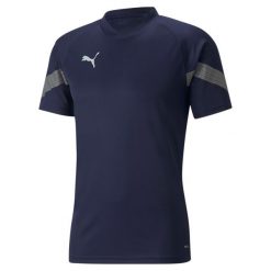 Podkoszulek męskie Puma Teamfinal Training Jersey. Niebieskie podkoszulki Puma, l, bez wzorów, z jersey, bez ramiączek. Za 290.00 zł.