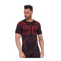 Koszulka męska termoaktywna z krótkim rękawem Brubeck DRY. Czarne bielizna termoaktywna Brubeck, m, bez wzorów, z poliamidu, bez ramiączek, na fitness i siłownię. Za 129.99 zł.