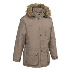 Parka Idaho. Brązowe kurtki outdoor i hardshell IDAHO, bez wzorów, bez kaptura. Za 394.00 zł.