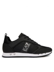 EA7 Emporio Armani Sneakersy 7X000337 AF18613 MZ210 Czarny. Czarne buty sportowe casual EA7 Emporio Armani, bez wzorów, ze skóry, bez zapięcia. Za 884.99 zł.