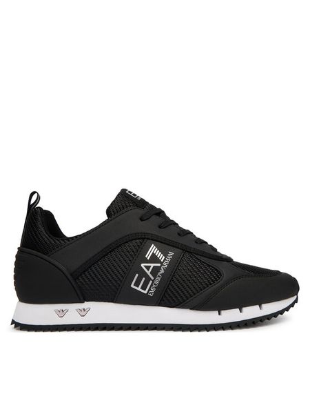 EA7 Emporio Armani Sneakersy 7X000337 AF18613 MZ210 Czarny. Czarne buty sportowe casual EA7 Emporio Armani, bez wzorów, ze skóry, bez zapięcia. Za 884.99 zł.