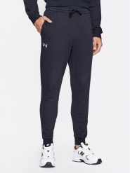 Under Armour Spodnie dresowe Ua Rival Fleece Joggers 1379774 Czarny Loose Fit. Czarne joggery i bojówki Under Armour, m, bez wzorów, z bawełny. Za 199.99 zł.