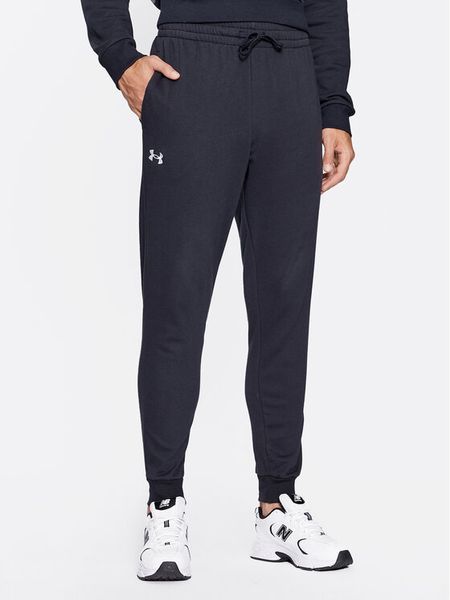 Under Armour Spodnie dresowe Ua Rival Fleece Joggers 1379774 Czarny Loose Fit. Czarne joggery i bojówki Under Armour, m, bez wzorów, z bawełny. Za 179.99 zł.