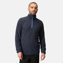 Polar roboczy męski Nagate Half Zip. Niebieskie bluzy z polaru Regatta, m, bez wzorów, z polaru, bez kaptura. Za 169.99 zł.