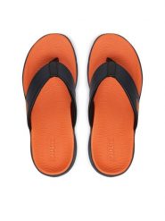 Skechers Japonki 229267/NVY Granatowy. Niebieskie japonki Skechers, bez wzorów, z materiału. Za 199.99 zł.