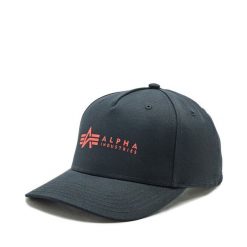 Czapka z daszkiem Alpha Industries. Czarne czapki z daszkiem Alpha Industries, bez wzorów. Za 119.99 zł.