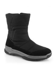 Kimberfeel Kozaki zimowe "Nelyo" w kolorze czarnym rozmiar: 40. Czarne kozaki Kimberfeel, na zimę, bez wzorów, z materiału, z okrągłym noskiem, bez obcasa, bez zapięcia. Za 448.99 zł.