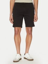BOSS Szorty materiałowe 50536723 Czarny Slim Fit. Czarne szorty Boss, m, bez wzorów, z bawełny. Za 269.99 zł.