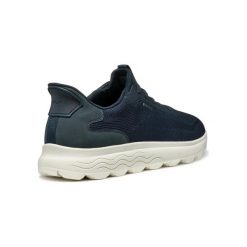 Sneakersy Geox Spherica Plus. Niebieskie buty sportowe casual Geox, bez wzorów, bez zapięcia. W wyprzedaży za 553.00 zł.