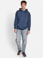 Redefined Rebel Bluza Harry 223031 Niebieski Hoodie Fit. Niebieskie bluzy Redefined Rebel, m, bez wzorów, z bawełny, bez kaptura. Za 99.99 zł.