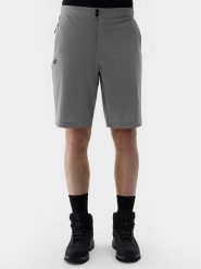 4F Szorty materiałowe 4FWSS24TFSHM425 Szary Regular Fit. Szare krótkie spodenki sportowe 4F, m, bez wzorów, z materiału. Za 99.99 zł.