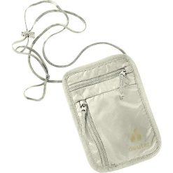 Portfel deuter Security Wallet I. Białe portfele Deuter, bez wzorów, z materiału. Za 59.99 zł.