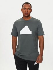 Adidas T-Shirt Future Icons Badge of Sport IZ1623 Zielony Regular Fit. Zielone t-shirty sportowe Adidas, bez wzorów, z bawełny, bez ramiączek. Za 99.99 zł.