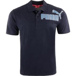 Męska koszulka polo Puma męska niebieska. Czarne koszulki polo sportowe Puma, m, bez wzorów, bez kołnierzyka, bez ramiączek, rowerowe. Za 109.32 zł.