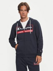 Champion Bluza 219163 Granatowy Regular Fit. Niebieskie bluzy Champion, m, bez wzorów, z bawełny, bez kaptura. Za 269.99 zł.