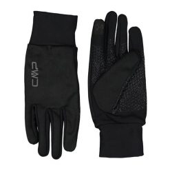 Rękawiczki trekkingowe męskie CMP. Czarne rękawiczki Campagnolo, bez wzorów. Za 176.50 zł.