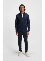 Hugo Boss Spodnie dresowe w kolorze granatowym rozmiar: S. Niebieskie spodnie treningowe długie HUGO BOSS, s, bez wzorów, z bawełny. Za 347.99 zł.