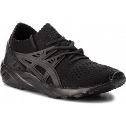Sneakersy ASICS - TIGER Gel-Kayano Trainer Knit H705N Black/Black 9090. Czarne buty sportowe casual ASICS, bez wzorów, z materiału, bez zapięcia, asics tiger. W wyprzedaży za 289.00 zł.