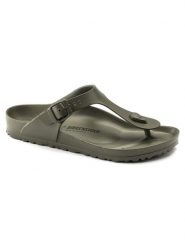 Klapki Birkenstock Gizeh Eva Dorosłych. Zielone klapki Birkenstock, z materiału. Za 258.20 zł.