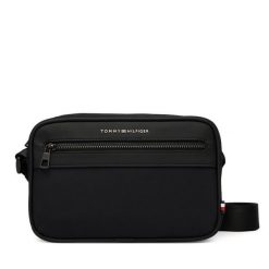 Saszetka Tommy Hilfiger. Czarne saszetki i nerki Tommy Hilfiger, bez wzorów. Za 329.99 zł.