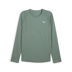 Męska koszulka z długim rękawem do biegania VELOCITY PUMA Green Moon. Zielone bluzki z długim rękawem Puma, m, bez wzorów, bez kołnierzyka, bez ramiączek. Za 179.00 zł.