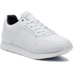 Sneakersy TOMMY HILFIGER - Corporate Leather Runner FM0FM02057 White 100. Buty sportowe casual marki Tommy Hilfiger. Za 449.00 zł.