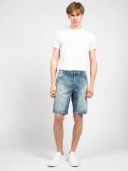 Antony Morato Szorty "Dave" | MMDS00072 FA750266 | Dave | Mężczyzna | Niebieski. Niebieskie szorty Antony Morato, m, z aplikacjami, z bawełny. W wyprzedaży za 169.00 zł.