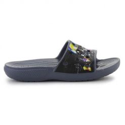 Klapki unisex Crocs Classic Slide. Czarne klapki Crocs, z materiału. Za 223.00 zł.