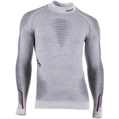 Bielizna top męski UYN Ambityon Uw Lg Sl Melange Turtleneck. Szara bielizna termoaktywna UYN, na zimę, m, bez wzorów, z materiału, narciarskie. Za 429.00 zł.