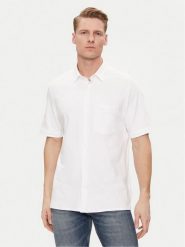 Calvin Klein Koszula K10K112708 Biały Regular Fit. Białe koszule CALVIN KLEIN, m, bez wzorów, z bawełny, bez kołnierzyka, bez ramiączek. Za 249.99 zł.