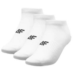 Skarpetki Unisex 4F. Białe skarpety 4F, bez wzorów. Za 68.99 zł.